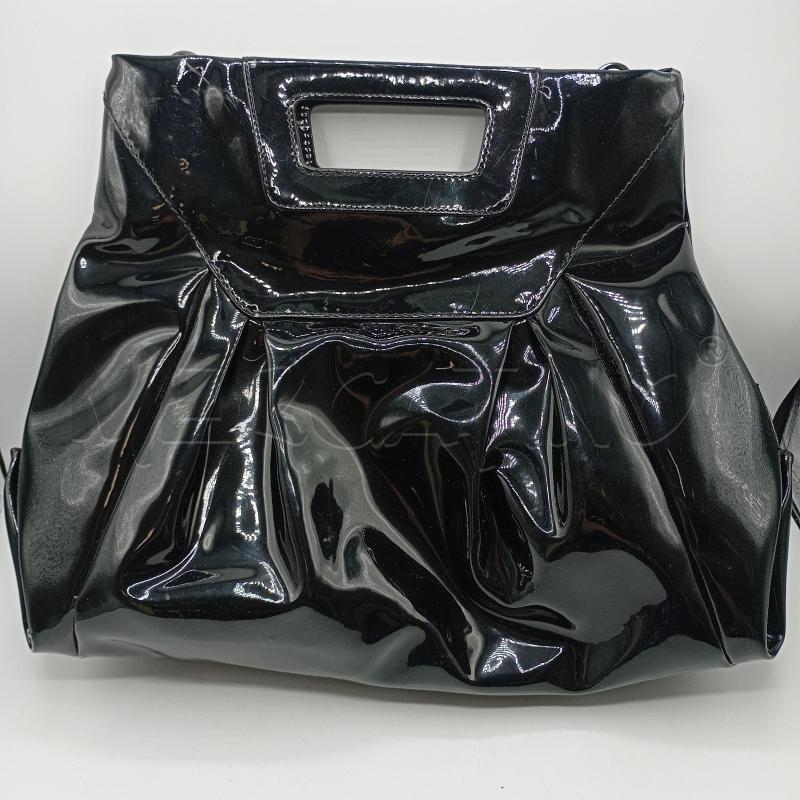BORSA DONNA ARMANI NERO LUCIDO A SACCHETTO  | Mercatino dell'Usato Burolo 2