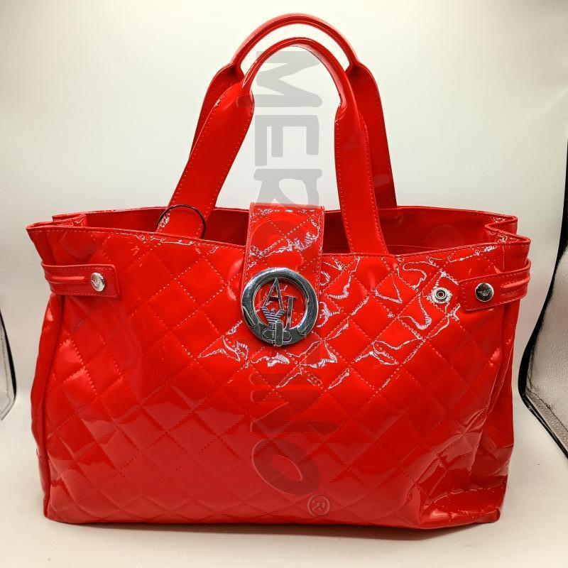 BORSA DONNA ARMANI ROSSA CANGIANTE  | Mercatino dell'Usato Burolo 1