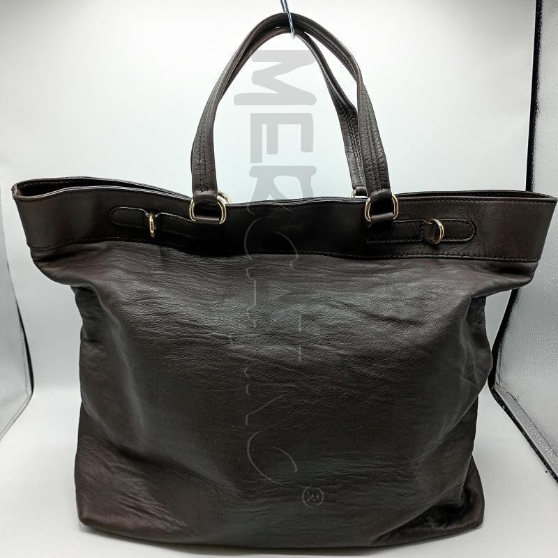 BORSA DONNA BALLY MARRONE CUOIO SHOPPER | Mercatino dell'Usato Burolo 2