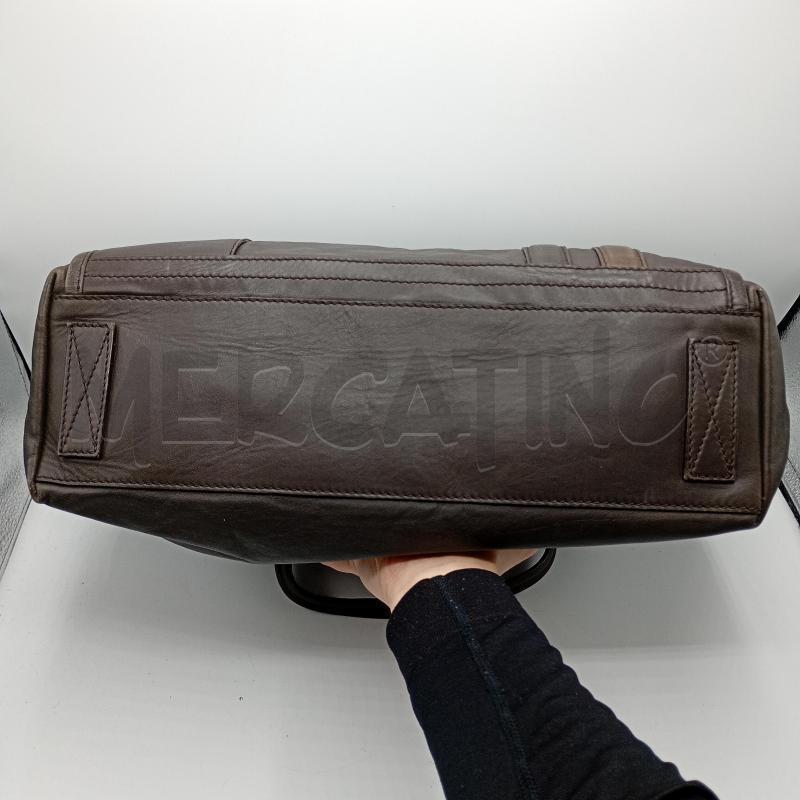 BORSA DONNA BALLY MARRONE CUOIO SHOPPER | Mercatino dell'Usato Burolo 4