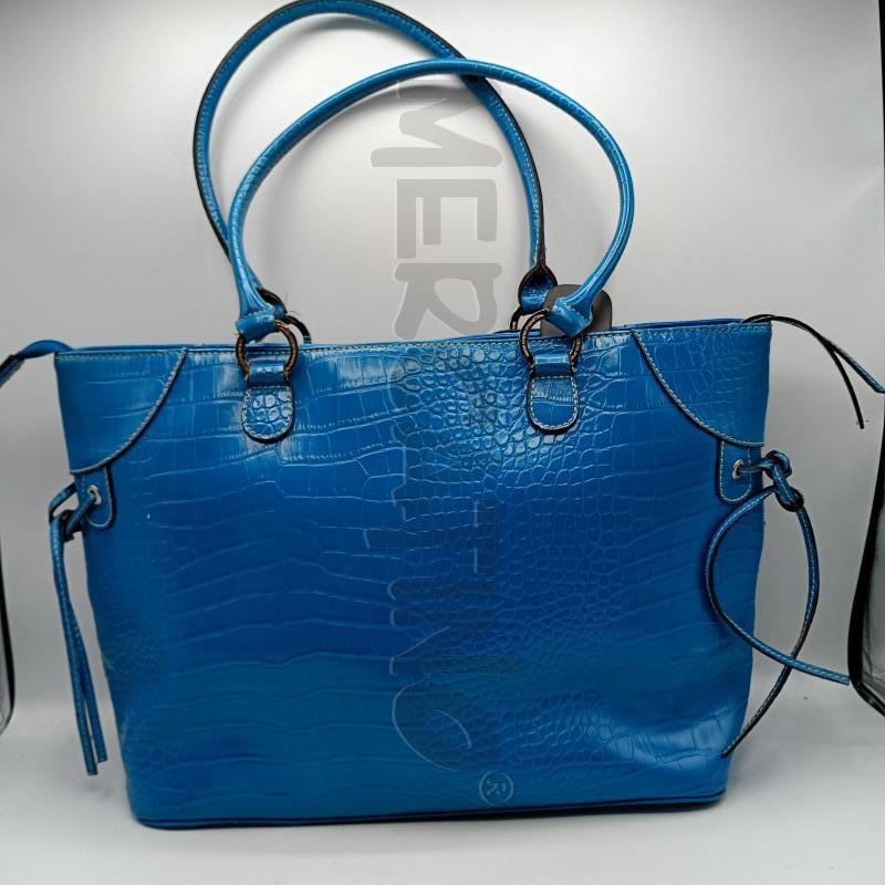 BORSA DONNA BENETTON TURGUESA CON TASCA | Mercatino dell'Usato Burolo 2