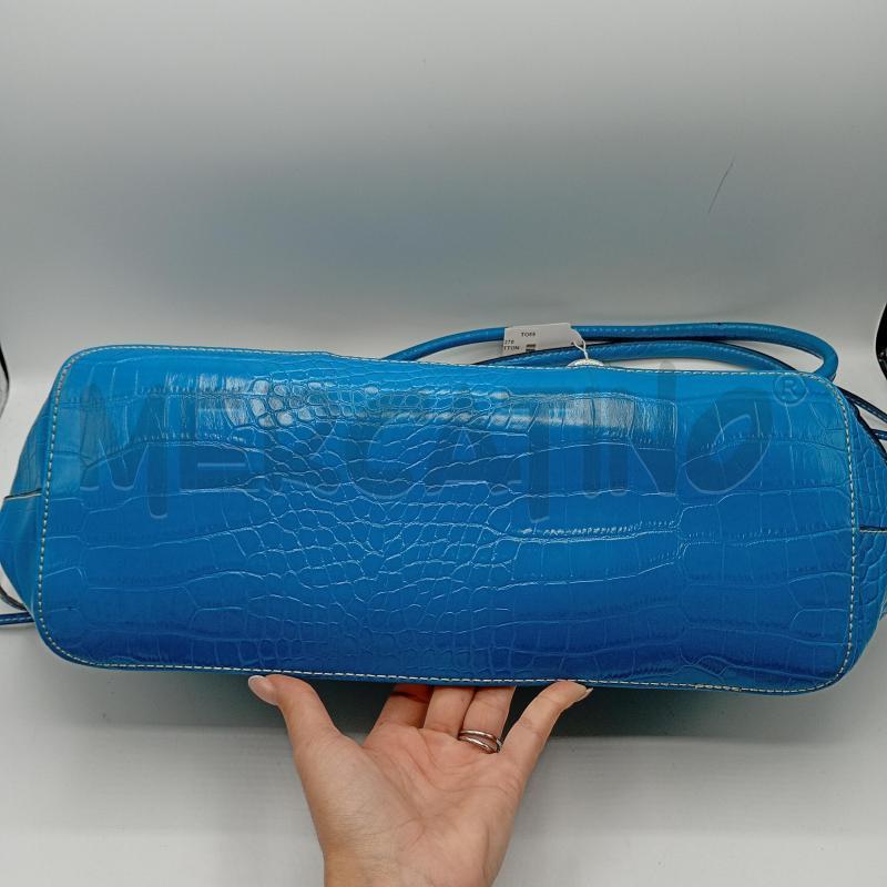 BORSA DONNA BENETTON TURGUESA CON TASCA | Mercatino dell'Usato Burolo 4