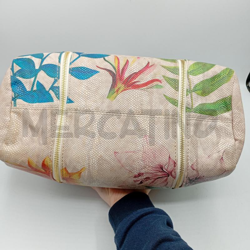 BORSA DONNA DESIGUAL AVANA CON FIORI ARANCIO | Mercatino dell'Usato Burolo 4