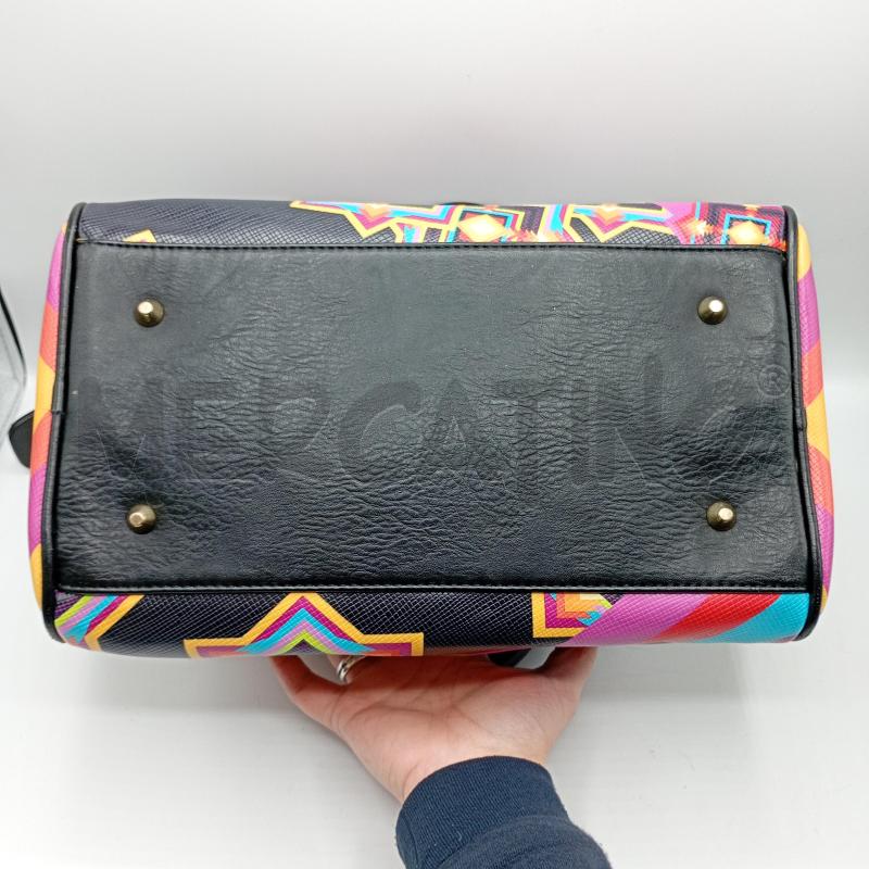 BORSA DONNA DESIGUAL NERO FANTASIA BOHEMIA GEOMETRICA | Mercatino dell'Usato Burolo 4