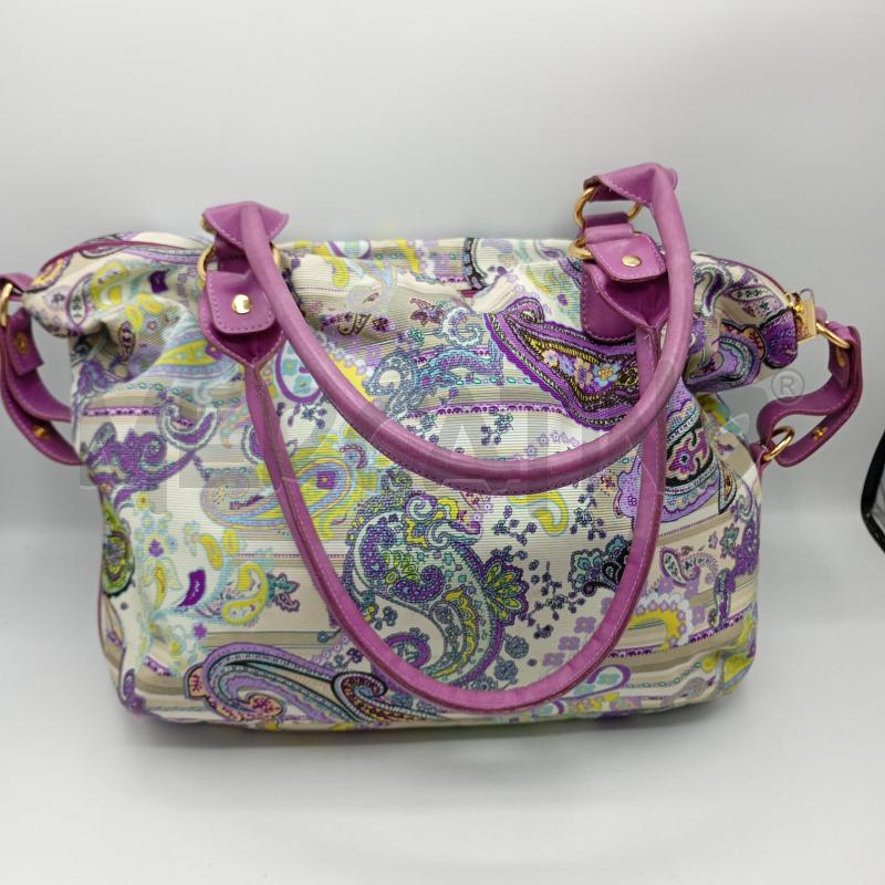 BORSA DONNA ETRO PROFUMI BEIGE VIOLETTO PAISLEY | Mercatino dell'Usato Burolo 2