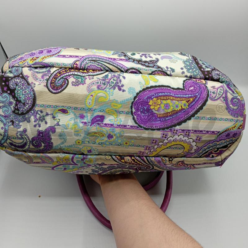 BORSA DONNA ETRO PROFUMI BEIGE VIOLETTO PAISLEY | Mercatino dell'Usato Burolo 4