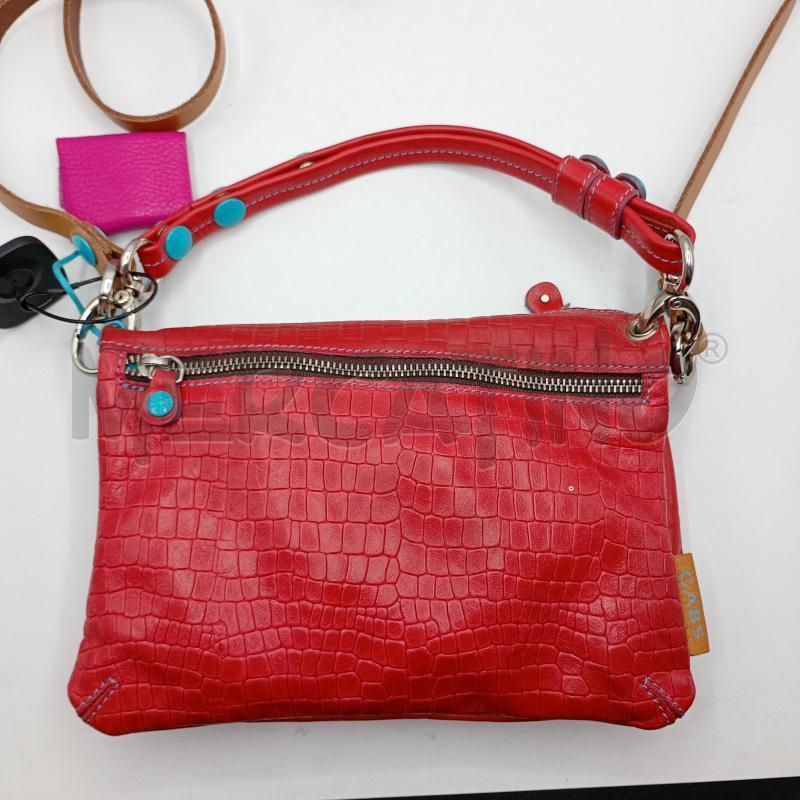 BORSA DONNA GABS ROSSA CON TRACOLLA A MANO | Mercatino dell'Usato Burolo 2