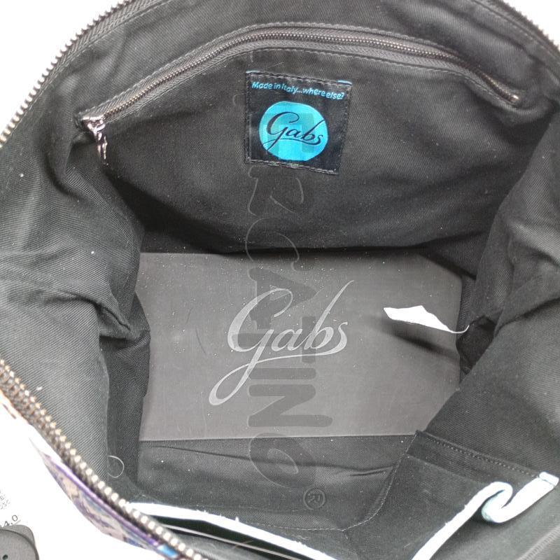 BORSA DONNA GABS TURQUESA STAMPA ROSONE BLU | Mercatino dell'Usato Burolo 3