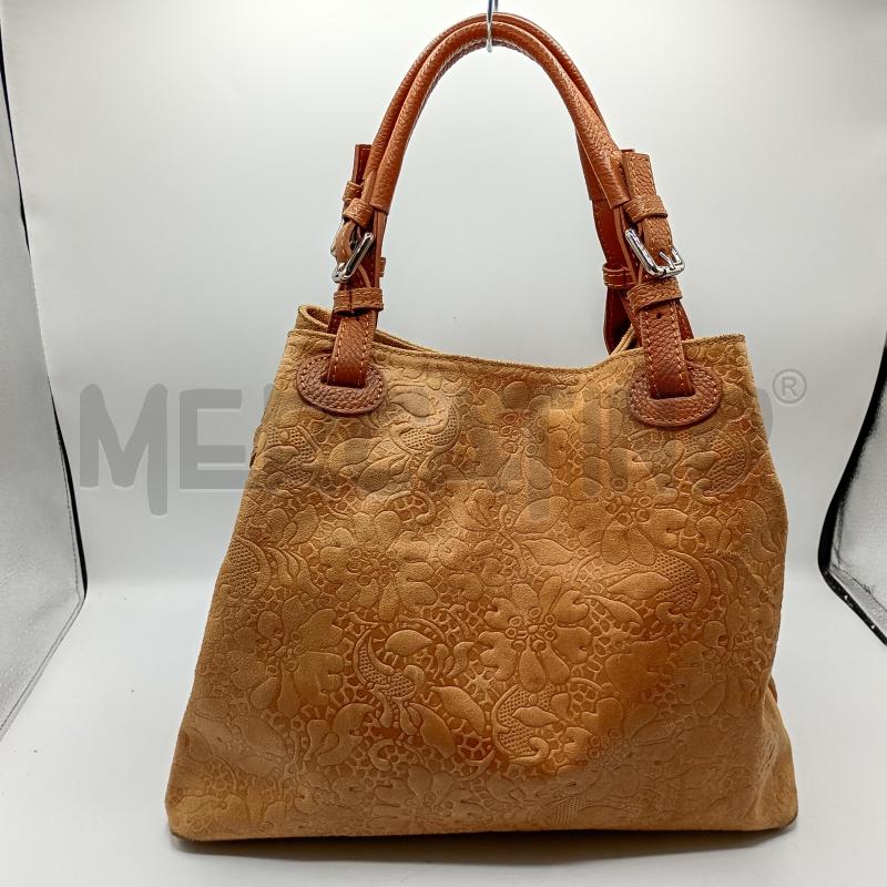 BORSA DONNA GENUINE FIRENZE PELLE CHIARA | Mercatino dell'Usato Burolo 2