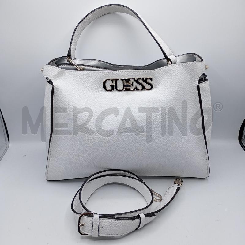 BORSA DONNA GUESS BIANCA CON TRACOLLA | Mercatino dell'Usato Burolo 1