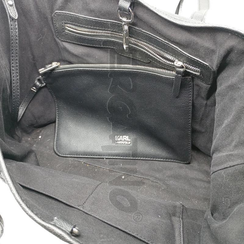 BORSA DONNA KARL LAGERFELD NERA CON OCHETTE INTERNA  | Mercatino dell'Usato Burolo 3