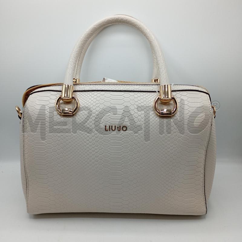 BORSA DONNA LIU JO BEIGE PITONATO | Mercatino dell'Usato Burolo 1