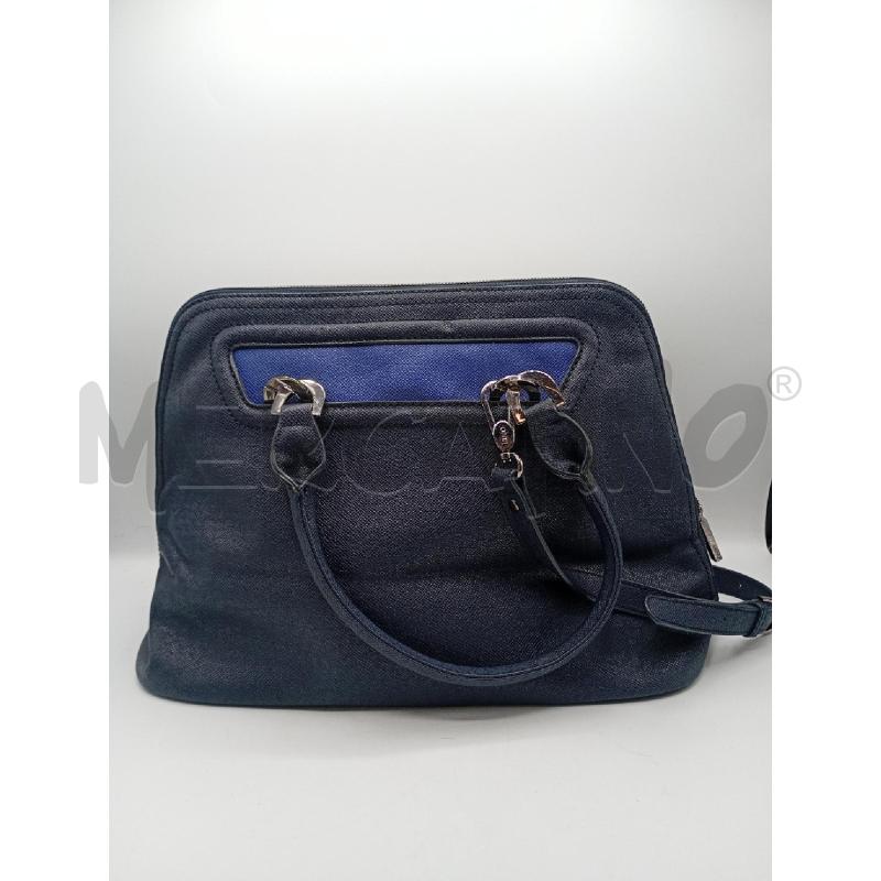 BORSA DONNA LIU-JO BLU SAFFIANO BICOLORE  | Mercatino dell'Usato Burolo 2