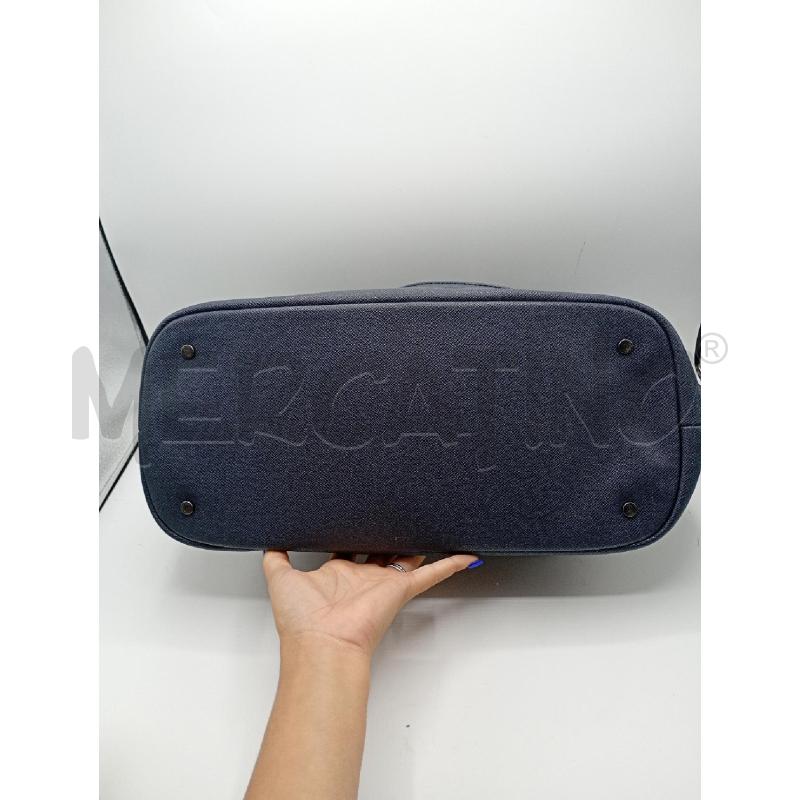 BORSA DONNA LIU-JO BLU SAFFIANO BICOLORE  | Mercatino dell'Usato Burolo 3