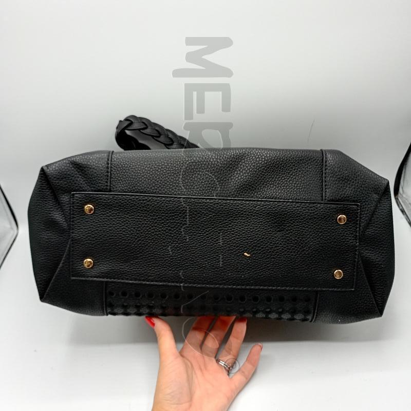 BORSA DONNA LIU JO NERA CON TRAFORATA | Mercatino dell'Usato Burolo 4