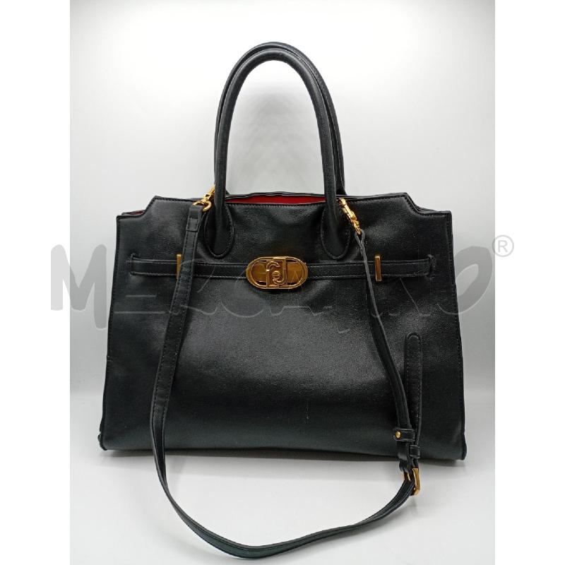 BORSA DONNA LIU-JO NERA INTERNO ROSSO+TRACO | Mercatino dell'Usato Burolo 1