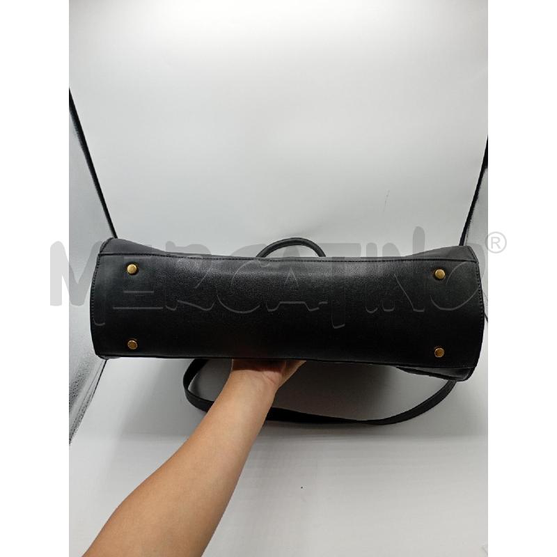 BORSA DONNA LIU-JO NERA INTERNO ROSSO+TRACO | Mercatino dell'Usato Burolo 4