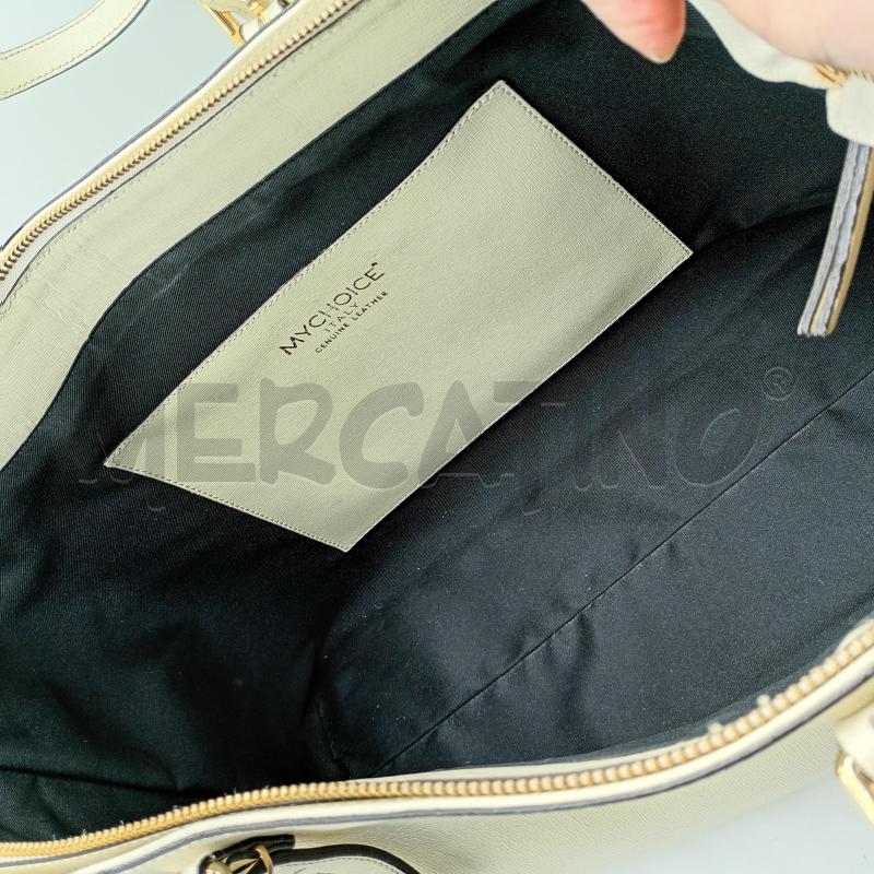 BORSA DONNA MYCHOICE BEIGE GRANDE | Mercatino dell'Usato Burolo 3