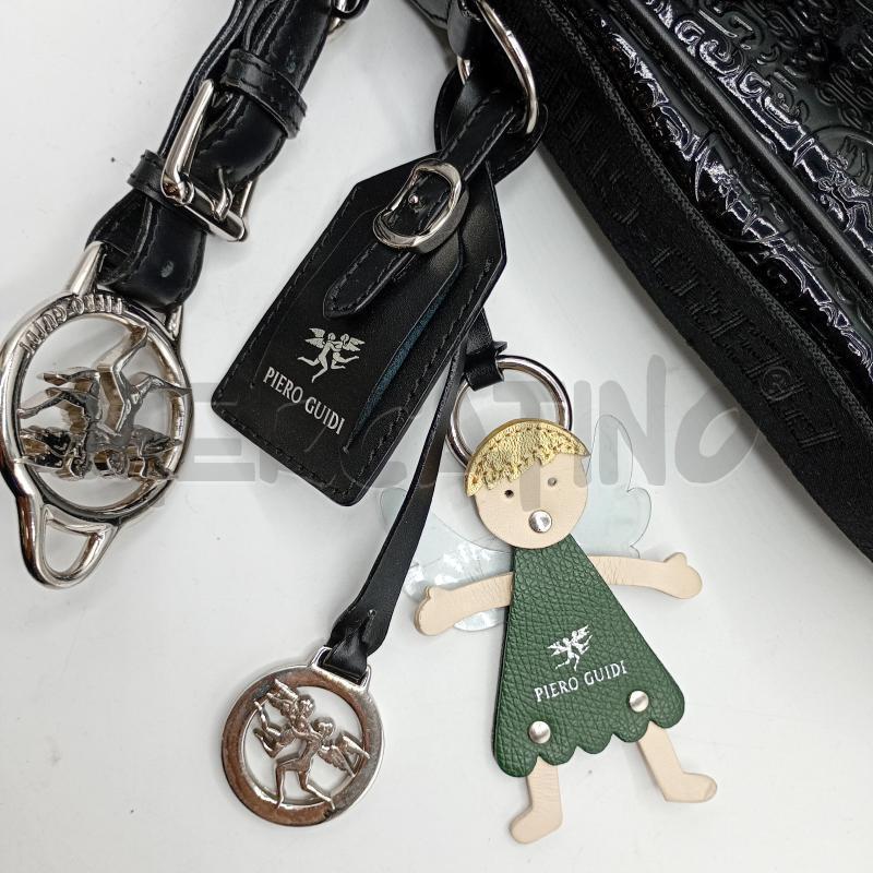BORSA DONNA PIERO GUIDI NERO LOGO  | Mercatino dell'Usato Burolo 5