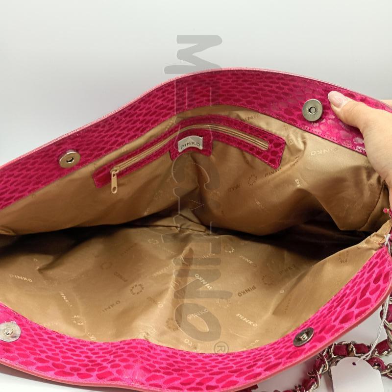 BORSA DONNA PINKO FUCSIA CON TRACOLLA | Mercatino dell'Usato Burolo 3