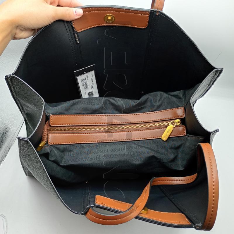 BORSA DONNA PRIMADONNA VERDE NERA  | Mercatino dell'Usato Burolo 3