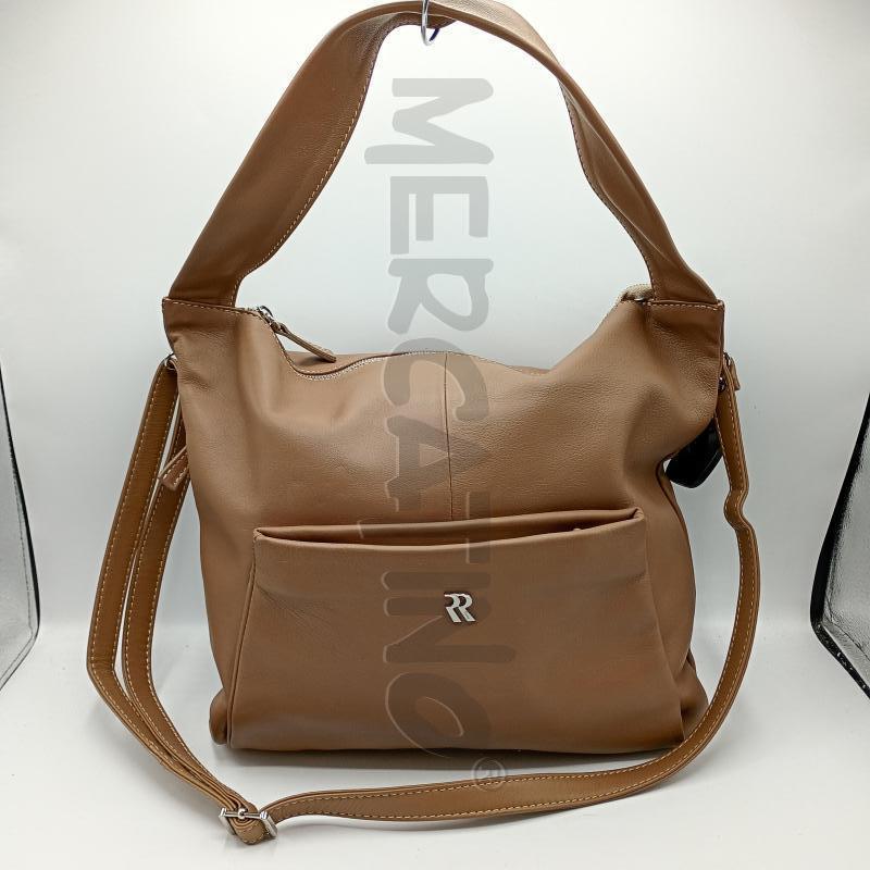 BORSA DONNA ROSSI FIRENZE MARRONE CHIARO | Mercatino dell'Usato Burolo 1