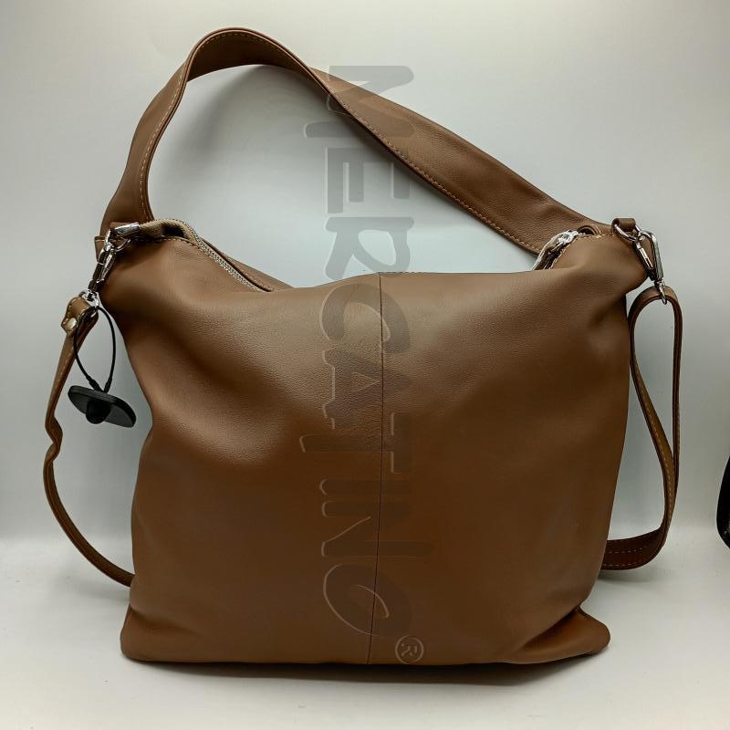BORSA DONNA ROSSI FIRENZE MARRONE CHIARO | Mercatino dell'Usato Burolo 2