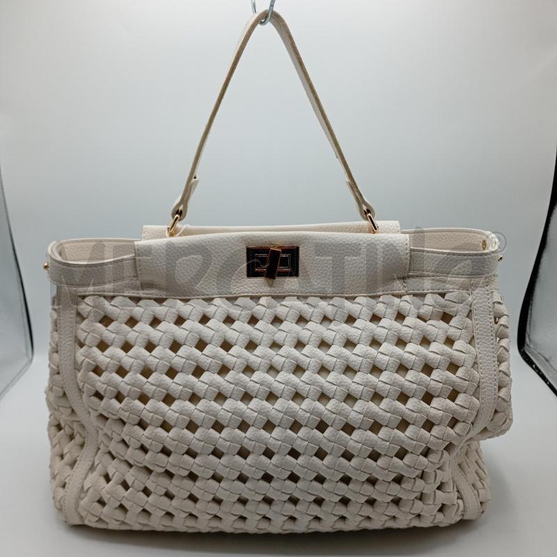 BORSA DONNA SILVIAN HEACH BIANCA TRICOT | Mercatino dell'Usato Burolo 2