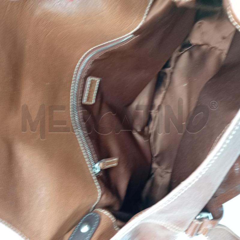 BORSA MOSCHINO MNARRONE CUOIO FIBIE ARGENTATE | Mercatino dell'Usato Burolo 4