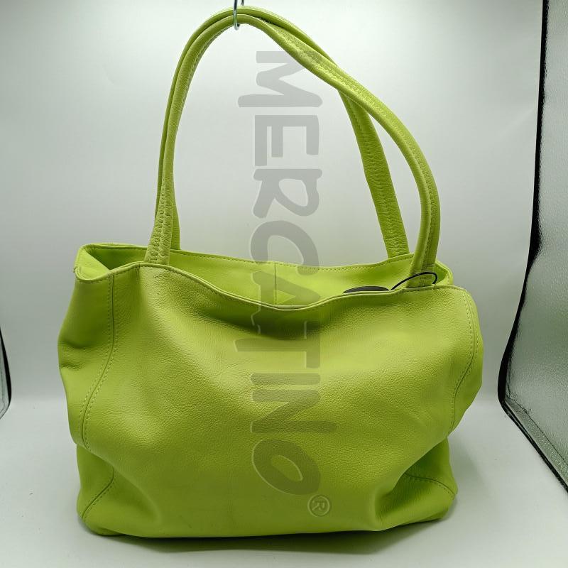 BORSA PELLE JENNY VERDE FLUO | Mercatino dell'Usato Burolo 1