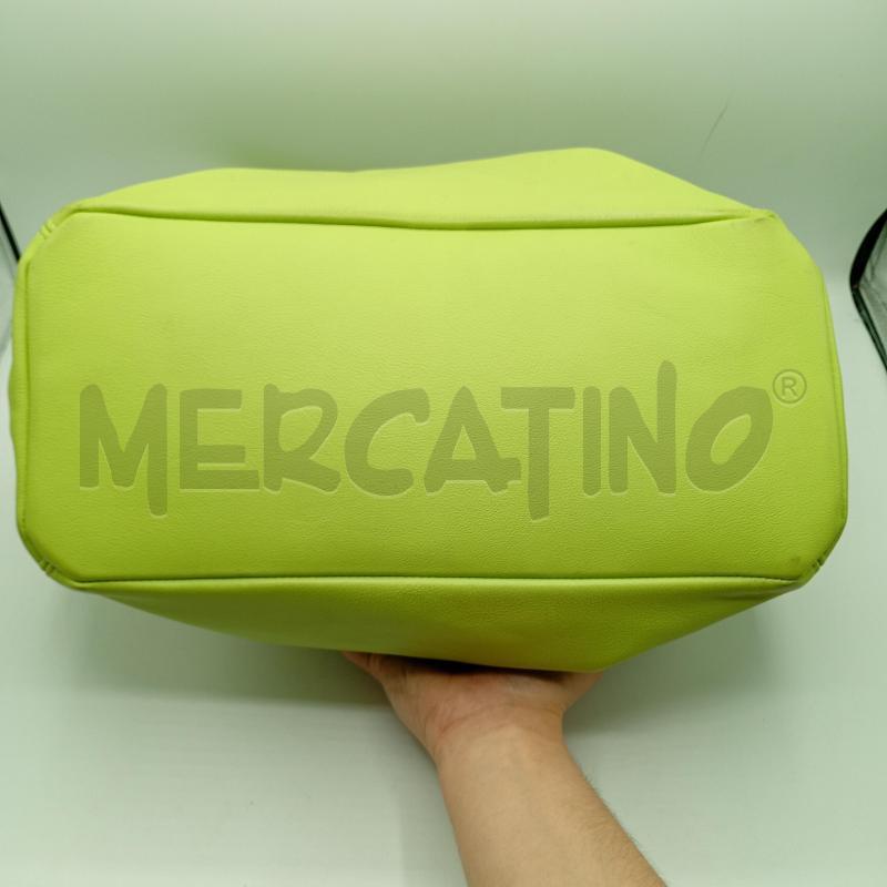 BORSA PELLE JENNY VERDE FLUO | Mercatino dell'Usato Burolo 4