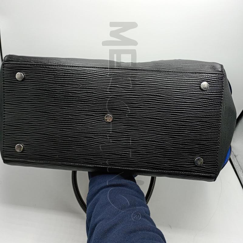 BORSA TRUSSARDI NERO SAFFIANO INTERNOBLU CHIARO SCAMOSCIATO | Mercatino dell'Usato Burolo 4