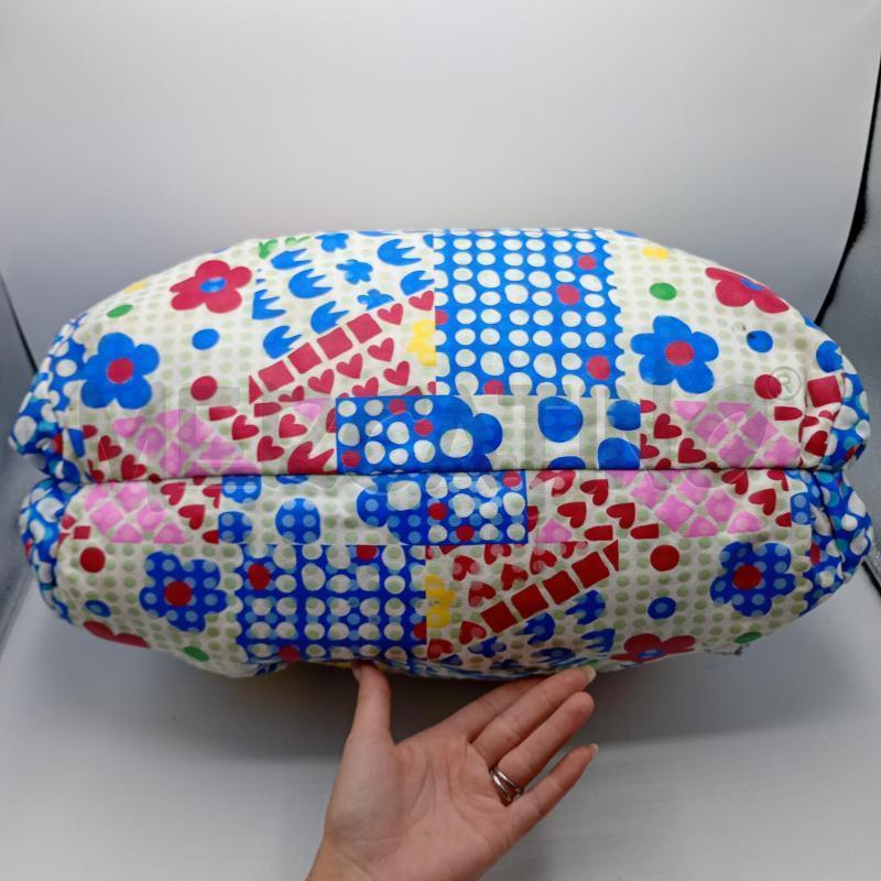 BORSA  MARE AGATHA RUIZ DE LA PRADA BIANCO POIS VERDI BLU | Mercatino dell'Usato Burolo 4