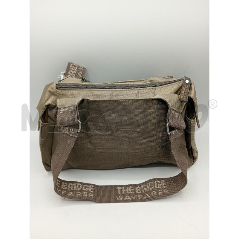 BORSELLO DONNA THE BRIDGE IN TELA BEIGE CON TASCA | Mercatino dell'Usato Burolo 1