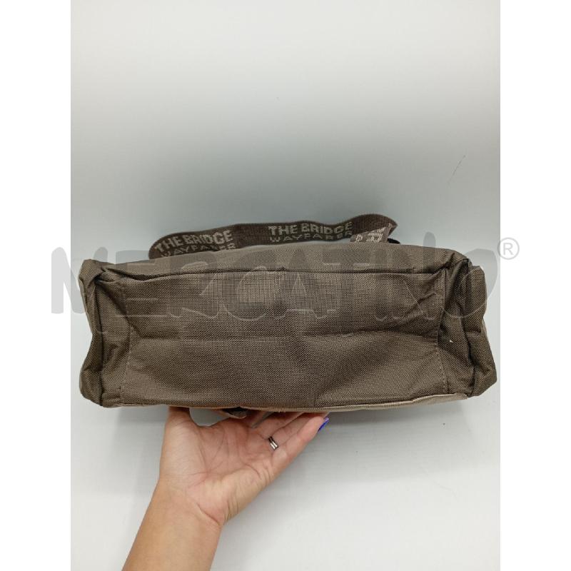 BORSELLO DONNA THE BRIDGE IN TELA BEIGE CON TASCA | Mercatino dell'Usato Burolo 2