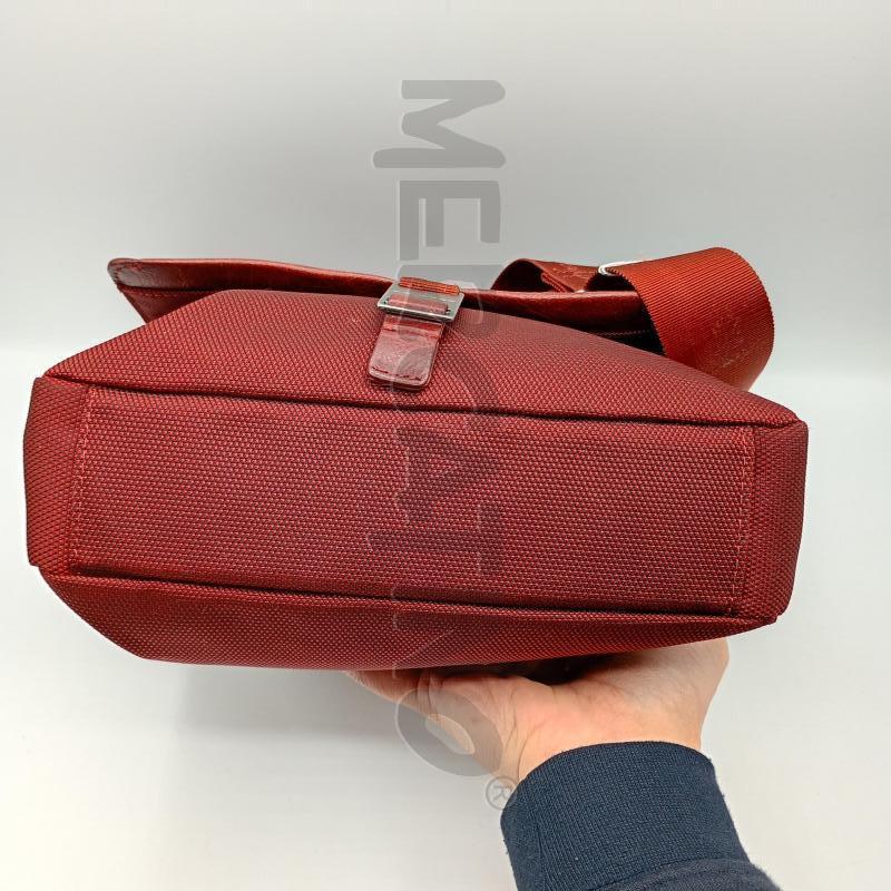 BORSELLO PELLE PIQUADRO ROSSO RUGGINE | Mercatino dell'Usato Burolo 4
