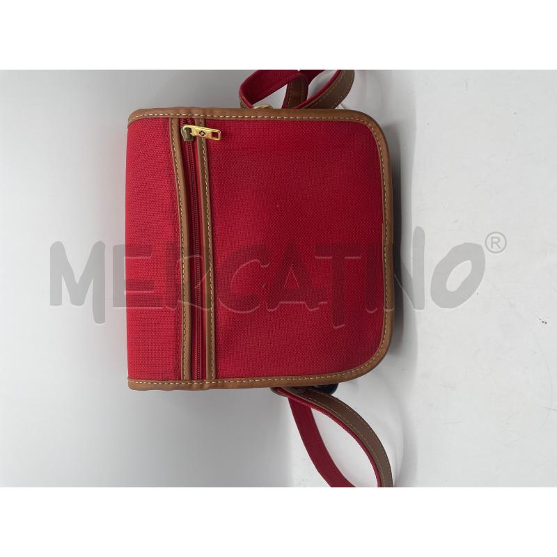 BORSELLO SAMSONITE ROSSO MARRONE CON TRACOLLA | Mercatino dell'Usato Burolo 2