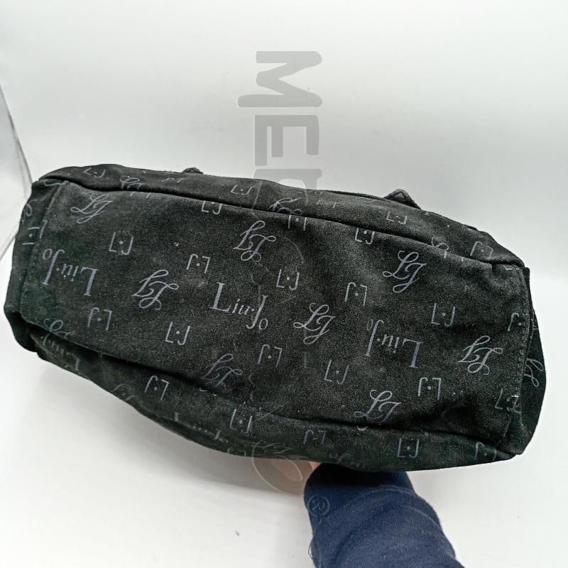 BORSETTA DONNA LIU JO NERO SCAMOSCIATO | Mercatino dell'Usato Burolo 4