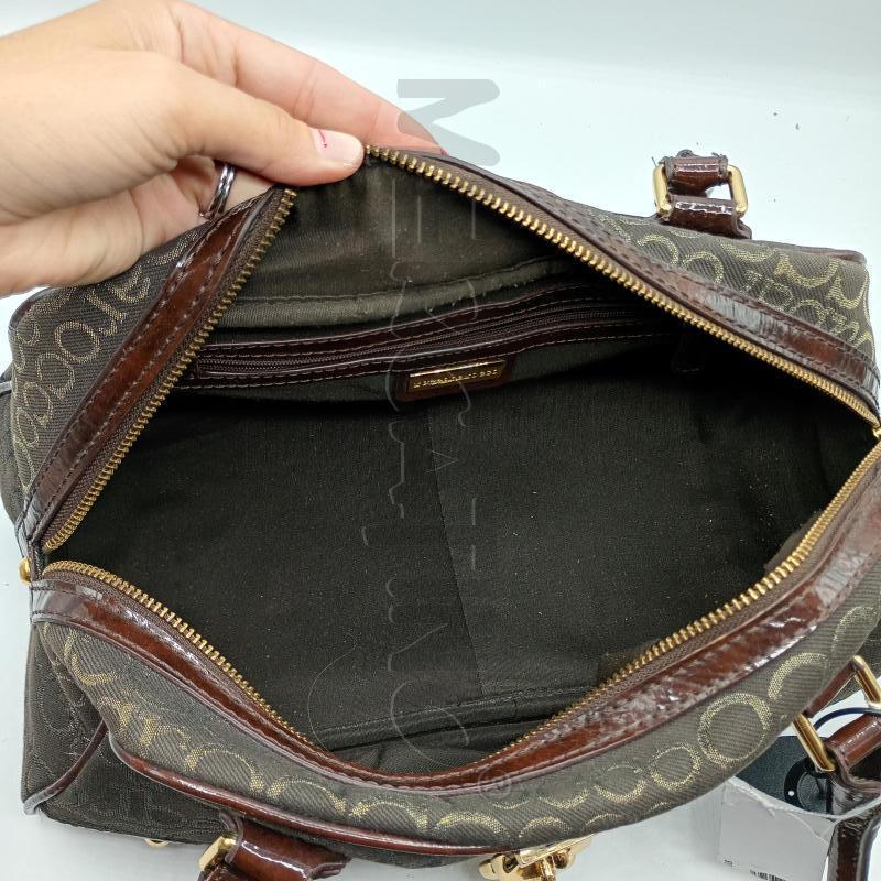 BORSETTA DONNA ROCCOBAROCCO MARRONE CON FIBIA DORATA | Mercatino dell'Usato Burolo 3