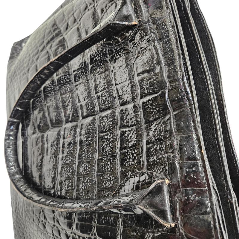 BORSETTA FIASCHI NERO VINTAGE COCCOLIGATOR | Mercatino dell'Usato Burolo 2