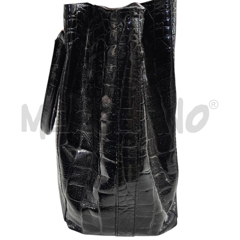 BORSETTA FIASCHI NERO VINTAGE COCCOLIGATOR | Mercatino dell'Usato Burolo 5