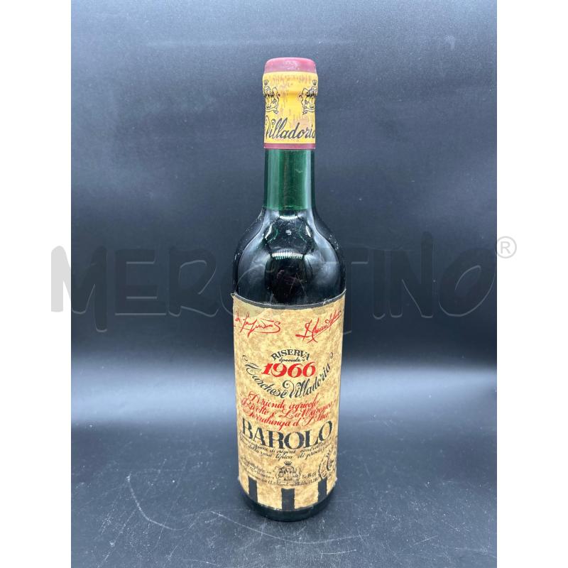 BOTTIGLIA BAROLO VILLADORIA 1966 | Mercatino dell'Usato Burolo 1