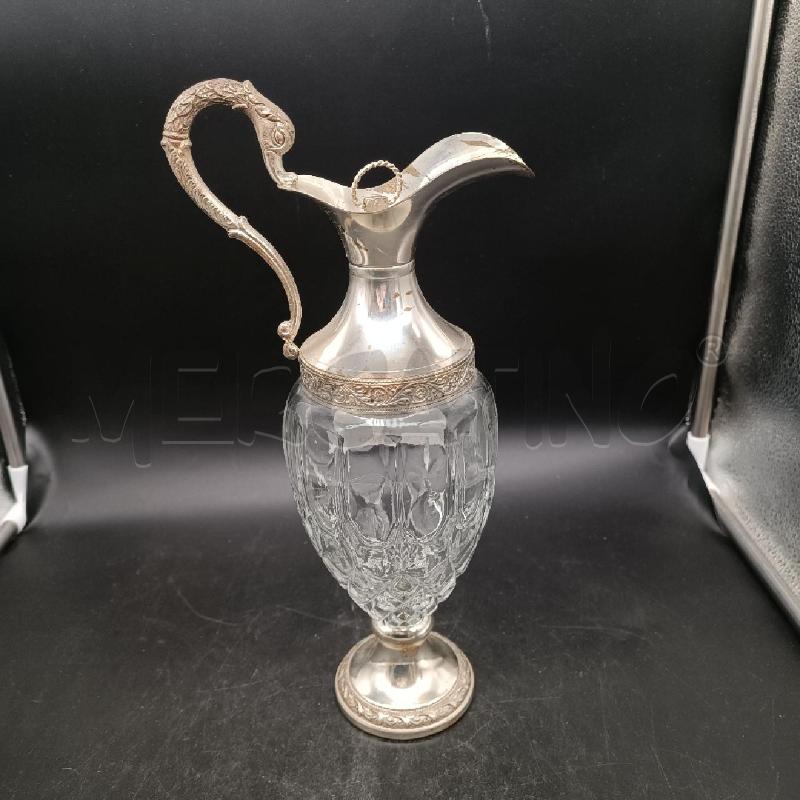 BOTTIGLIA  VETRO METALLO A CARAFFA | Mercatino dell'Usato Burolo 1