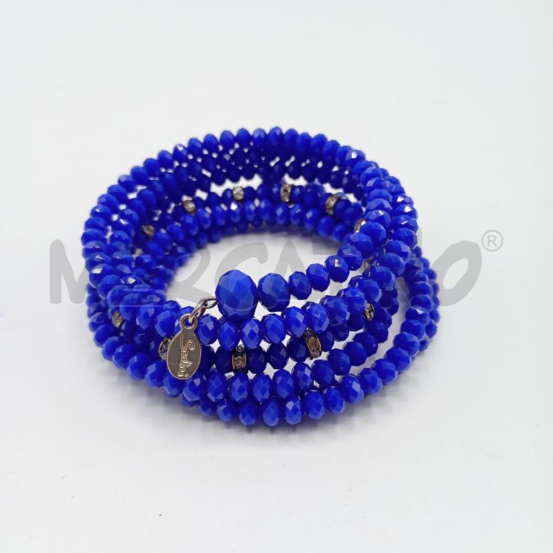 BRACCIALE SODINI SPIRALE BLU ELETTRICO CANGIANTE | Mercatino dell'Usato Burolo 2