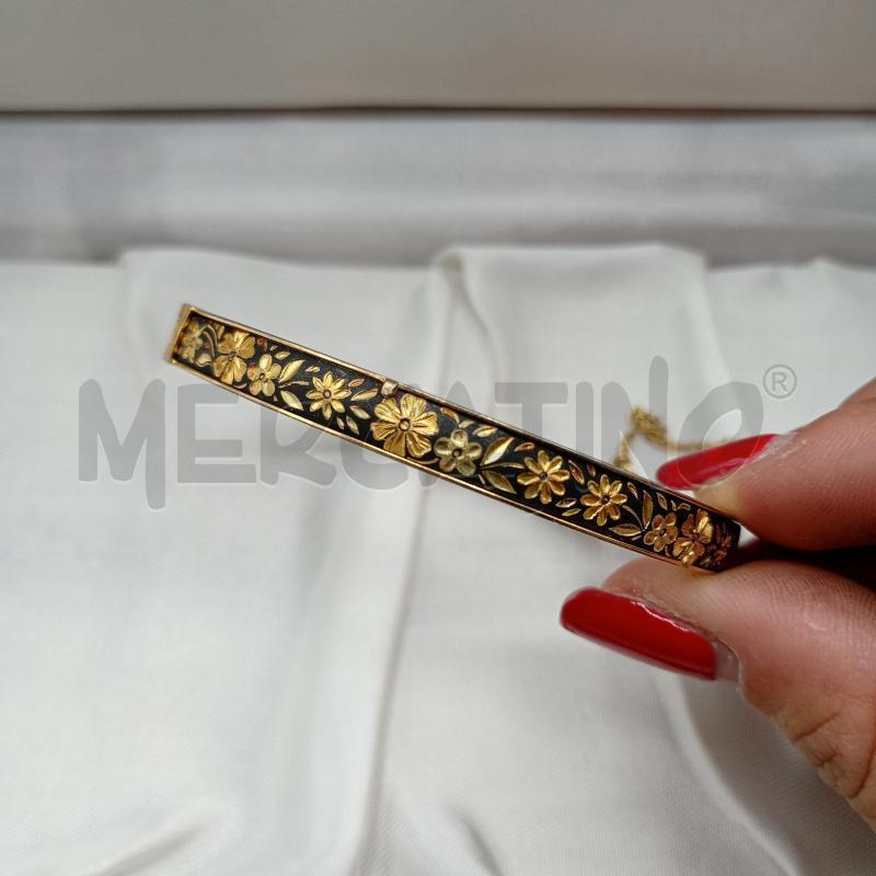 BRACCIALE TOLEDO NERO DORATO  | Mercatino dell'Usato Burolo 1