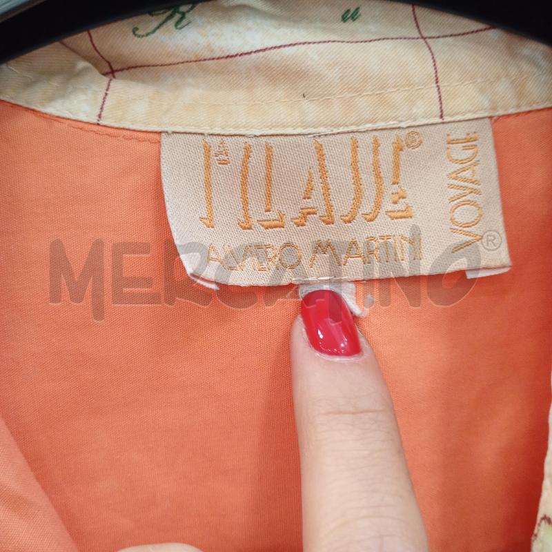 CAMICIA DONNA ALVIERO MARTINI ARANCIONE | Mercatino dell'Usato Burolo 4
