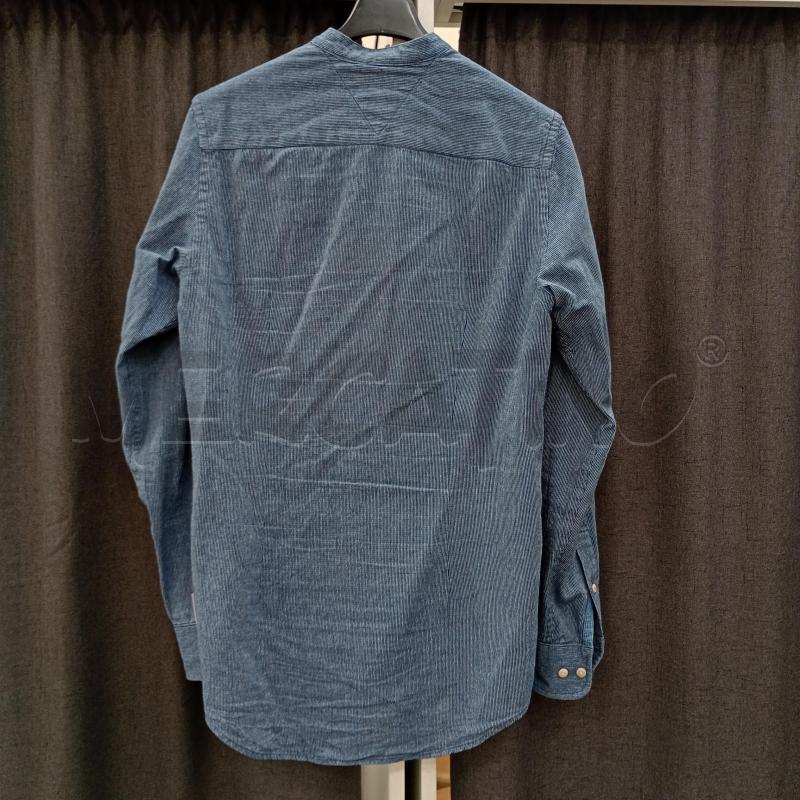 CAMICIA TOMMY HILFINGER  UOMO BLU A RIGHE  | Mercatino dell'Usato Burolo 2