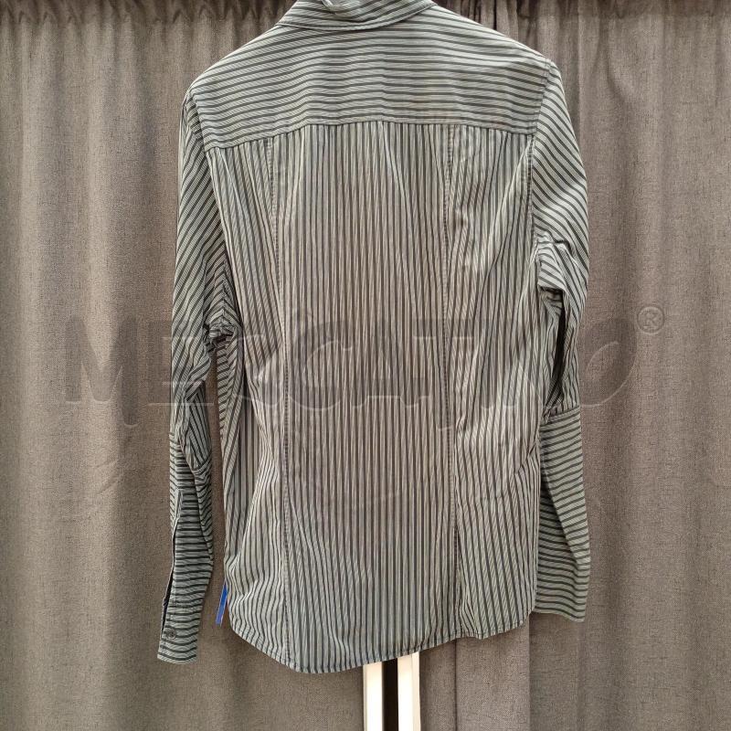 CAMICIA UOMO ARMANI RIGHE NERO BIANCO | Mercatino dell'Usato Burolo 2