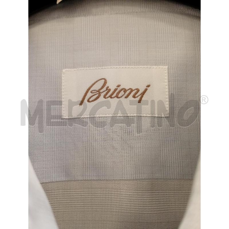 CAMICIA UOMO BRIONI AZZURRO CHIARO SMUSSATO  | Mercatino dell'Usato Burolo 3