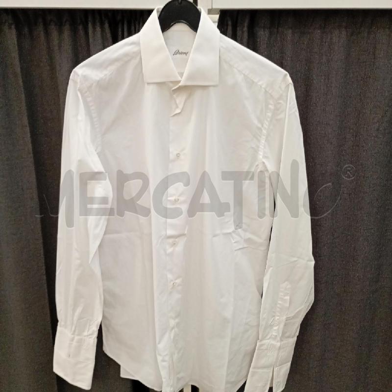 CAMICIA UOMO BRIONI BIANCA SLIM | Mercatino dell'Usato Burolo 1